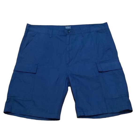Levi’s Navy Blue Cargo Shorts Sz 40 - Picture 1 of 11